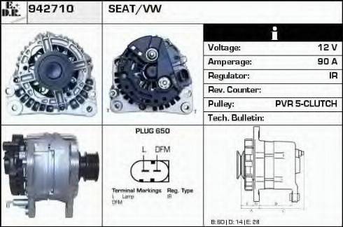 EDR 942710 - Генератор autospares.lv