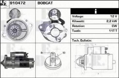 EDR 910472 - Стартер autospares.lv