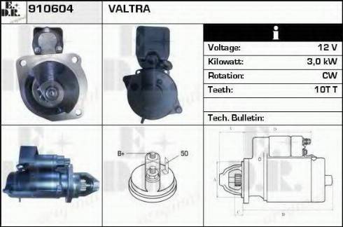 EDR 910604 - Стартер autospares.lv