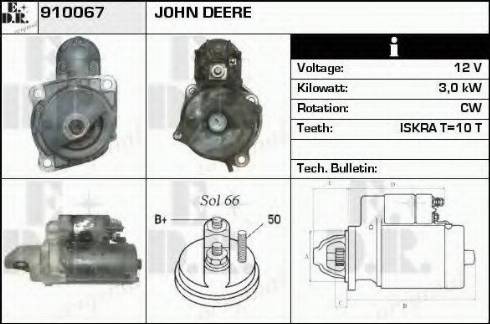 EDR 910067 - Стартер autospares.lv