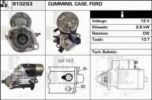 EDR 910263 - Стартер autospares.lv