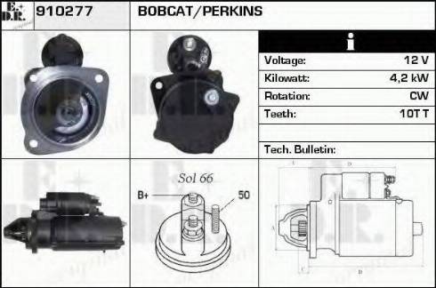 EDR 910277 - Стартер autospares.lv