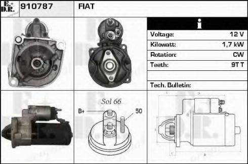 EDR 910787 - Стартер autospares.lv