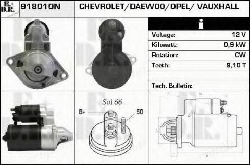 EDR 918010N - Стартер autospares.lv