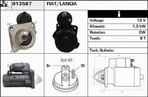 EDR 913587 - Стартер autospares.lv