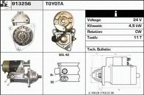 EDR 913256 - Стартер autospares.lv