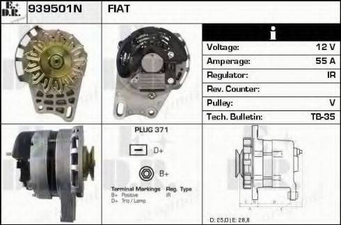 EDR 939501N - Генератор autospares.lv