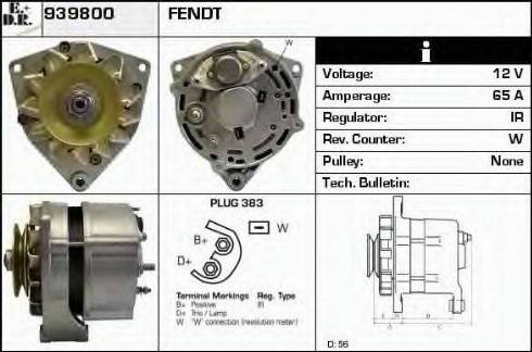 EDR 939800 - Генератор autospares.lv