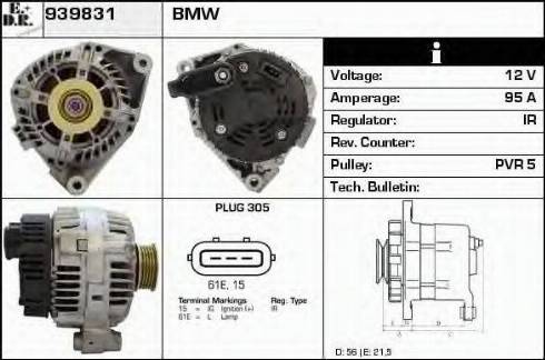 EDR 939831 - Генератор autospares.lv