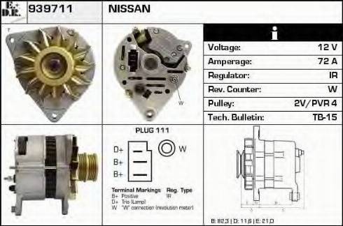 EDR 939711 - Генератор autospares.lv