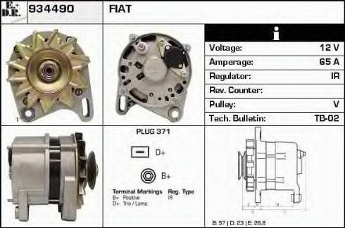 EDR 934490 - Генератор autospares.lv