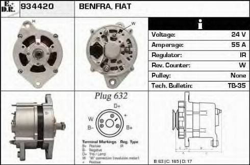 EDR 934420 - Генератор autospares.lv