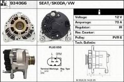 EDR 934066 - Генератор autospares.lv