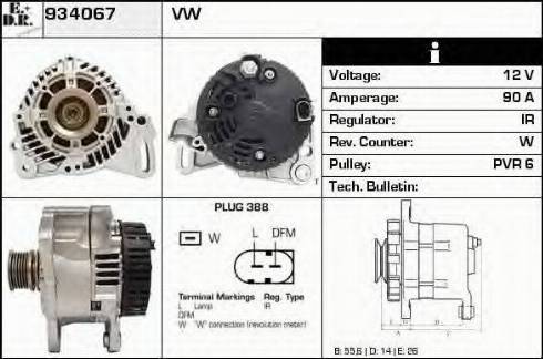 EDR 934067 - Генератор autospares.lv