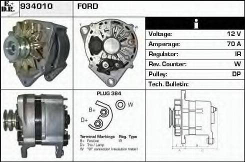 EDR 934010 - Генератор autospares.lv