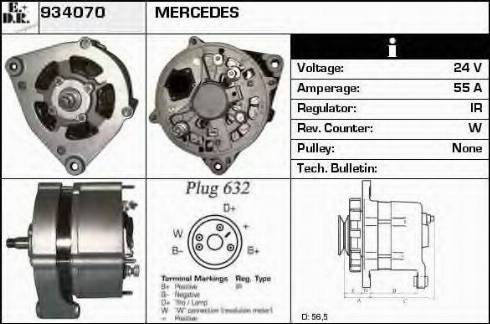 EDR 934070 - Генератор autospares.lv