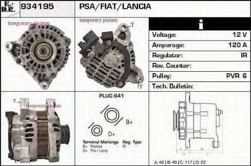 EDR 934195 - Генератор autospares.lv