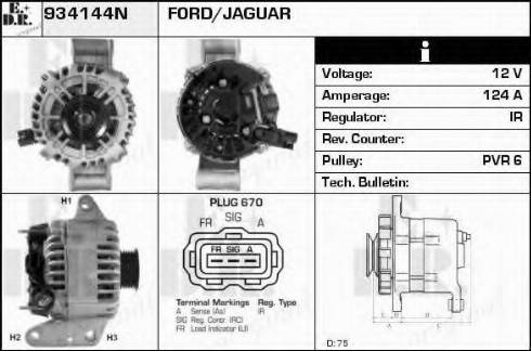 EDR 934144N - Генератор autospares.lv