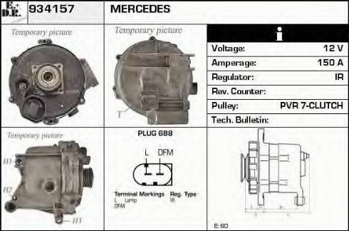 EDR 934157 - Генератор autospares.lv