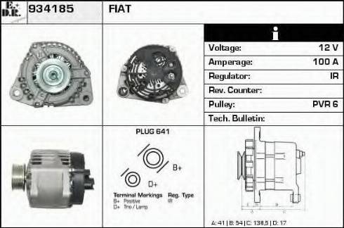 EDR 934185 - Генератор autospares.lv