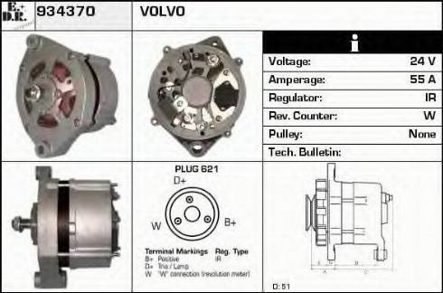 EDR 934370 - Генератор autospares.lv