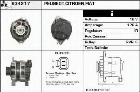 EDR 934217 - Генератор autospares.lv