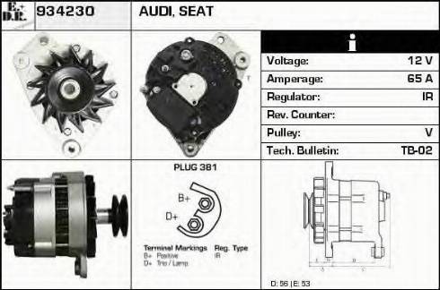 EDR 934230 - Генератор autospares.lv