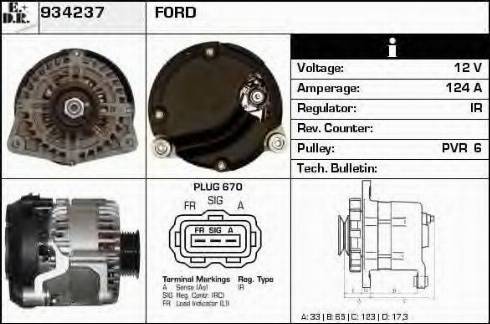 EDR 934237 - Генератор autospares.lv