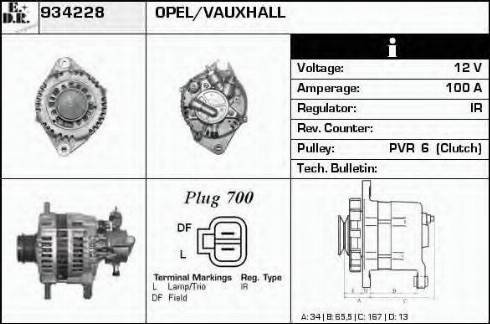 EDR 934228 - Генератор autospares.lv