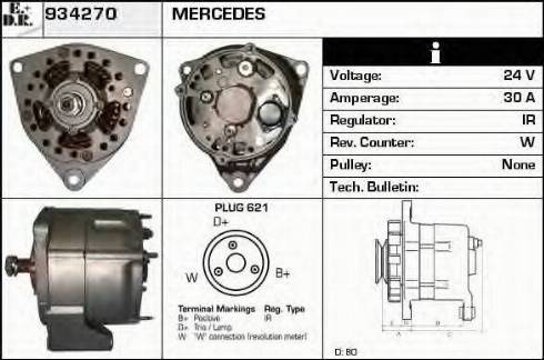 EDR 934270 - Генератор autospares.lv