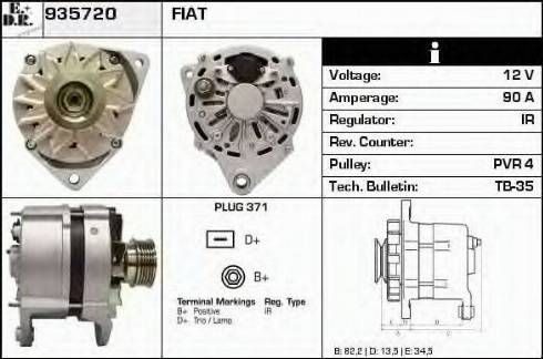 EDR 935720 - Генератор autospares.lv