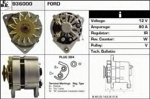 EDR 936000 - Генератор autospares.lv