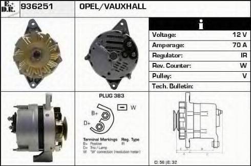 EDR 936251 - Генератор autospares.lv