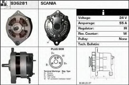 EDR 936281 - Генератор autospares.lv