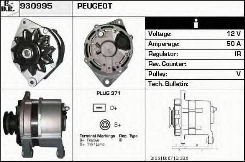 EDR 930995 - Генератор autospares.lv