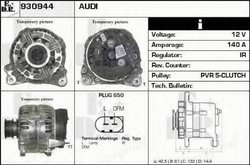 EDR 930944 - Генератор autospares.lv