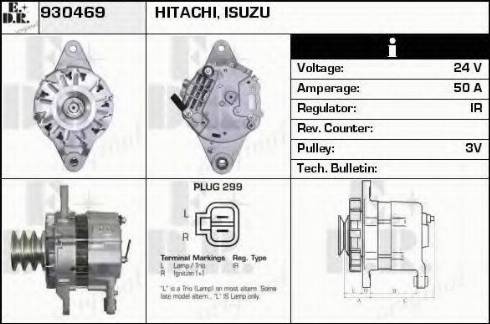 EDR 930469 - Генератор autospares.lv