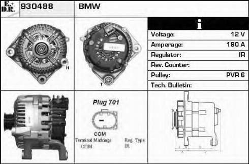 EDR 930488 - Генератор autospares.lv