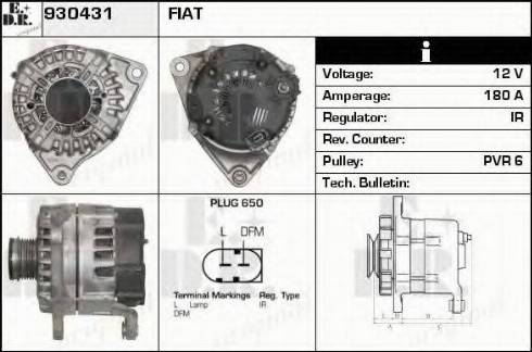 EDR 930431 - Генератор autospares.lv