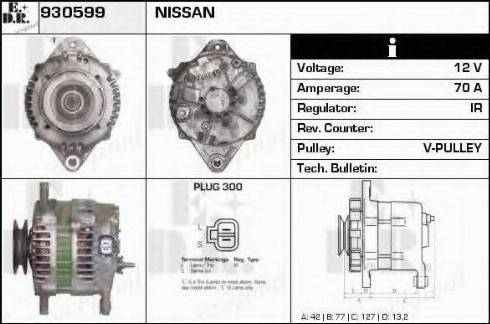 EDR 930599 - Генератор autospares.lv