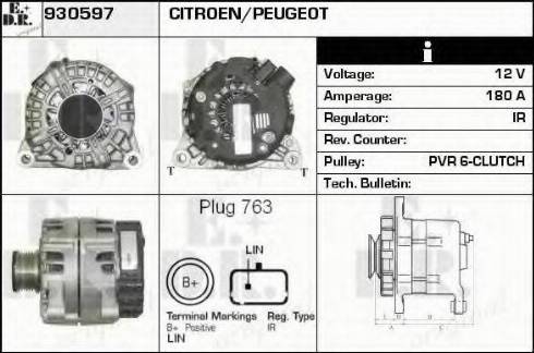 EDR 930597 - Генератор autospares.lv