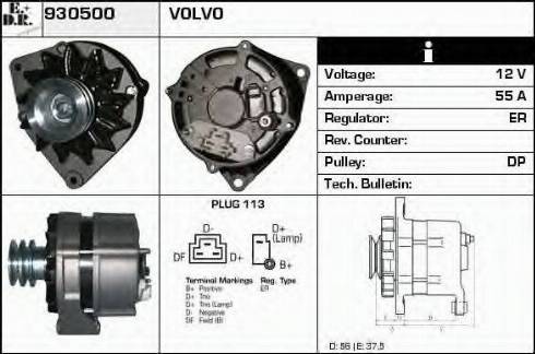EDR 930500 - Генератор autospares.lv