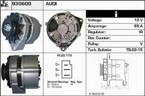 EDR 930600 - Генератор autospares.lv