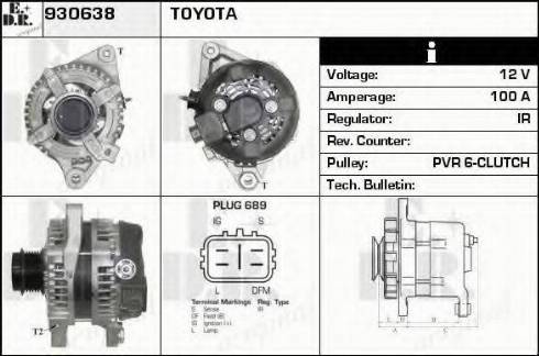 EDR 930638 - Генератор autospares.lv