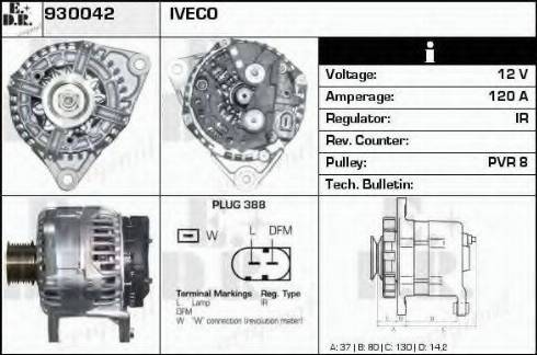 EDR 930042 - Генератор autospares.lv