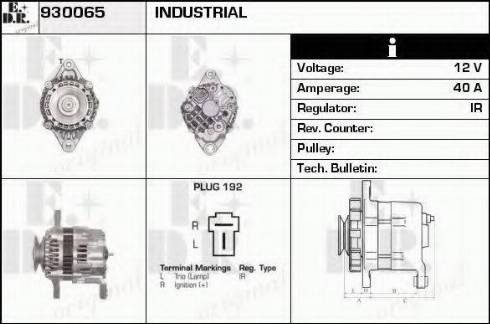 EDR 930065 - Генератор autospares.lv