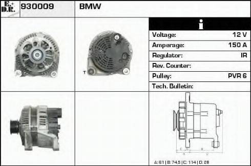 EDR 930009 - Генератор autospares.lv