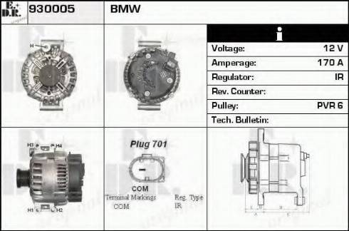 EDR 930005 - Генератор autospares.lv