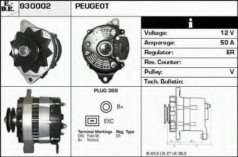 EDR 930002 - Генератор autospares.lv