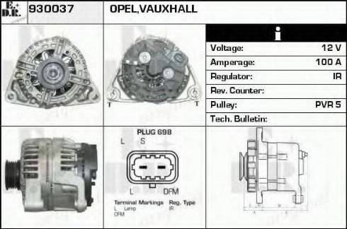 EDR 930037 - Генератор autospares.lv